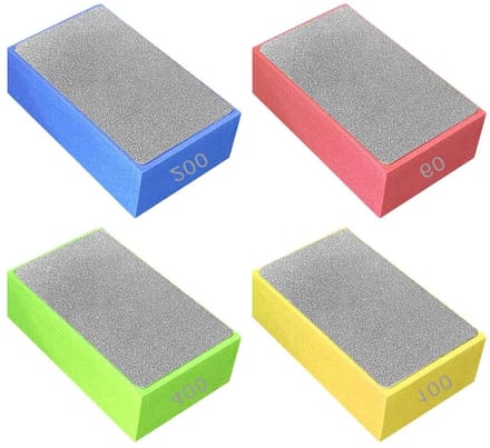 Solidchoice - Set van 4 Handpolijst Pads voor Diverse Oppervlakken