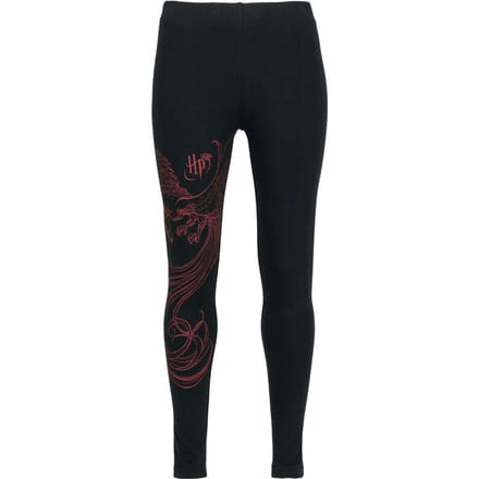 Harry Potter Legging - Phoenix - S tot 3XL - voor Vrouwen - zwart