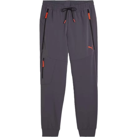 Puma tech track pants wv in de kleur grijs.