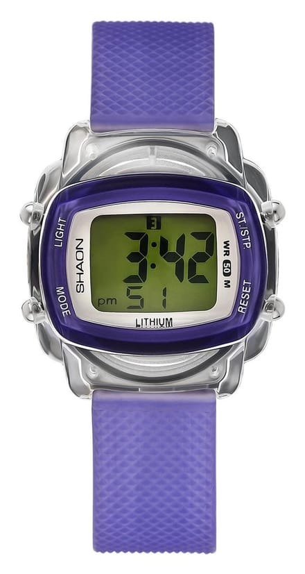 Shaon 39-6067-00 Horloge - Kunststof - Paars - Ø 42 mm