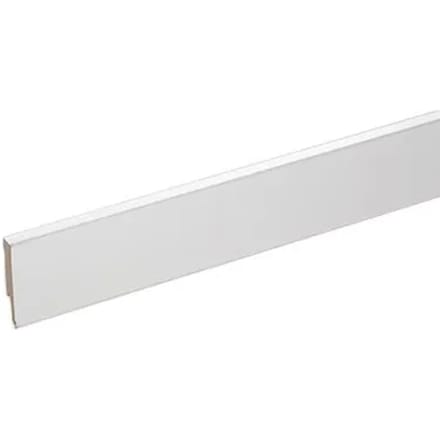 Sencys Rechte Plint - Wit - 14x75mm - 240cm
