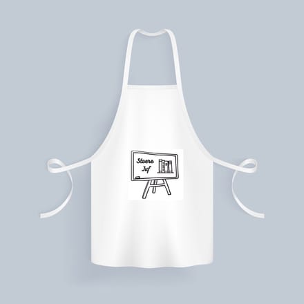 Akyol - stoere juf Keukenschort - Juf - juf - leraar - 82 bij 71 cm
