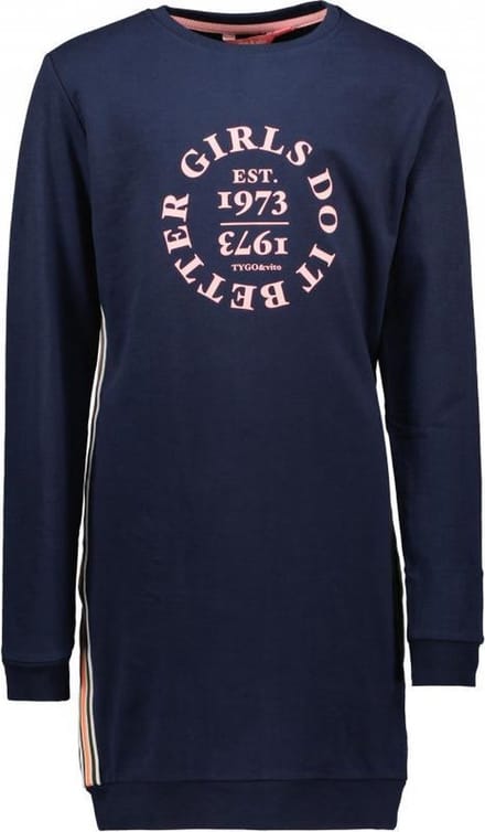 Tygo en Vito jurk blauw
