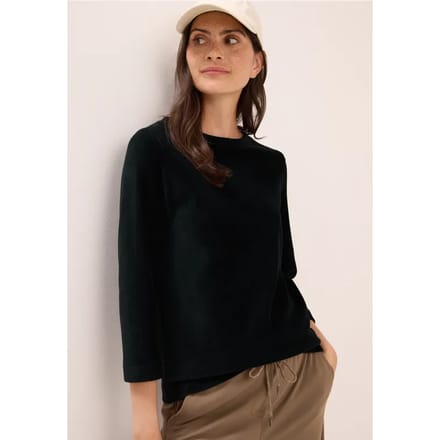 Corduroy overhemd in effen kleur