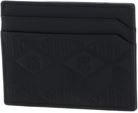 HUGO Leren Kaarthouder Ethon Cardcase Black Zwart