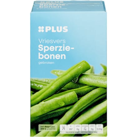 Sperziebonen gebroken