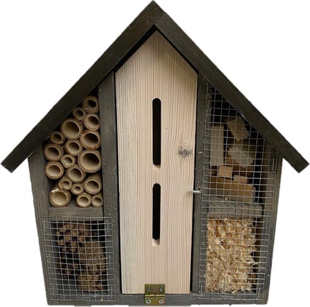 Insecten- Insectenhotel - Grijs- 1 stuk