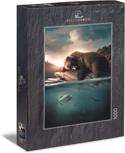 Legpuzzel 1000 stukjes - Dierenpuzzel Natuur - Ontspanning Thuis - Illusie Beeld - 68 x 48 cm