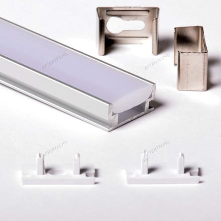 2 Meter Aluminium Profiel voor LED Strip met Diffuse Kap