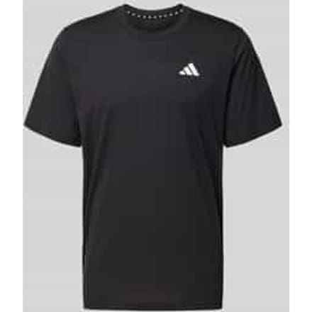 T-shirt met logo en ronde hals