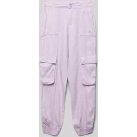 Baggy fit cargobroek met labelstitching
