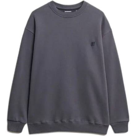 Superdry Oversized Crew Sweatshirt Dark Grey Grootte: XL