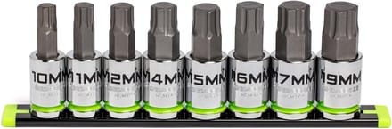 8-Delige Metrische Inbus Bit Set - 1/2" Aandrijving - S2 Staal