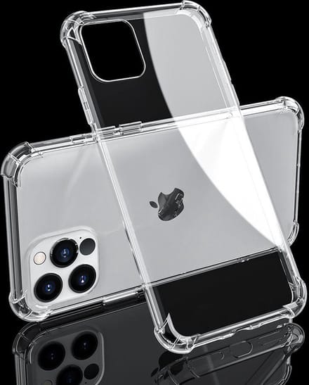 Sanmai iPhone 13 PRO MAX hoesje Bumper/ tpu / - iPhone 13PRO MAX case siliconen transparant