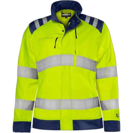Reflectieve jas klasse 3 dames Fristads Green 4068 GPLU