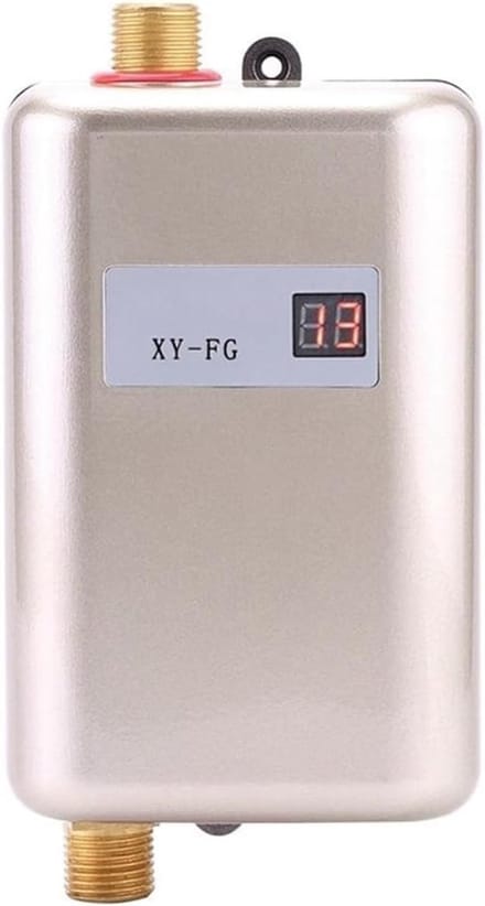 Elektrische doorstromer - Directe verwarming - Direct warm water - Compact ontwerp - 20 x 10.5 cm - Roze