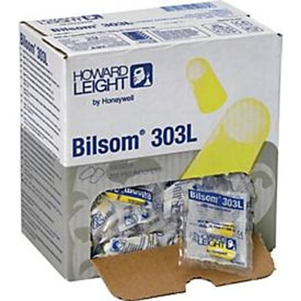 HONEYWELL Howard Leight Bilsom 303L oordopjes, SNR 32 dB, EN 352-2, polyurethaan, 200 paar/verdeeldoos