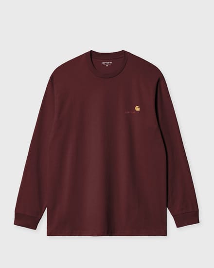 L/S American Script Tee