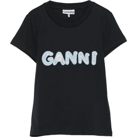 Ganni T-shirt en Polo Grey