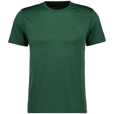 Ragman T-Shirt Uni Round Neck Keep Dry Finish Donker Groen / male