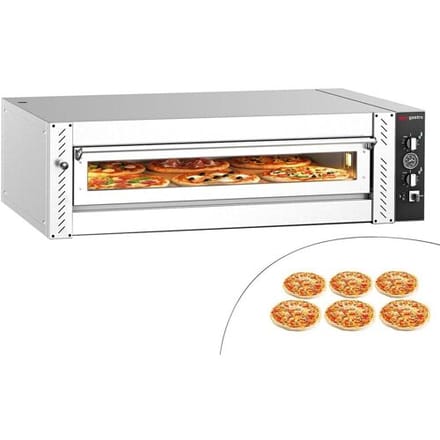GGM Gastro Elektro Pizzaofen - 6x 30cm (Breit) - Manuell