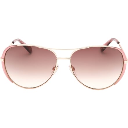 Marc Jacobs bruine lens roze detail gouden zonnebril