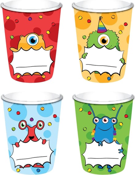 Haza Original Feestbekers Monster Party 8 Stuks