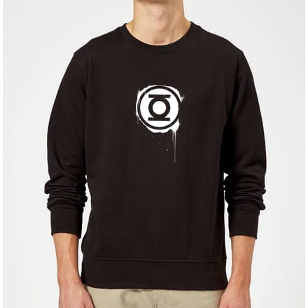 Justice League Graffiti Green Lantern Sweatshirt - Black - L