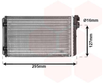 Van Wezel - KACHEL RADIATEUR VOOR OPEL OMEGA A 1986-1994 09196906