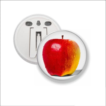 Button Met Clip - Appel