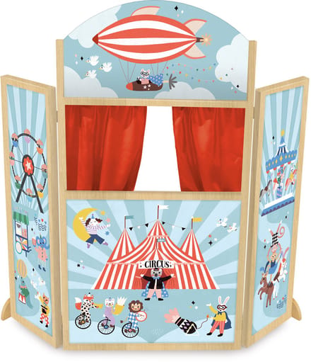 VILAC-Poppenkast - Theater - houten speelgoed