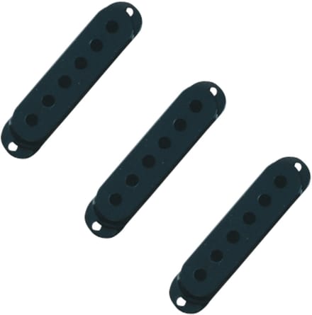 Fender Pickup Cover Stratocaster zwart, 3 st. - Gitaaronderdeel