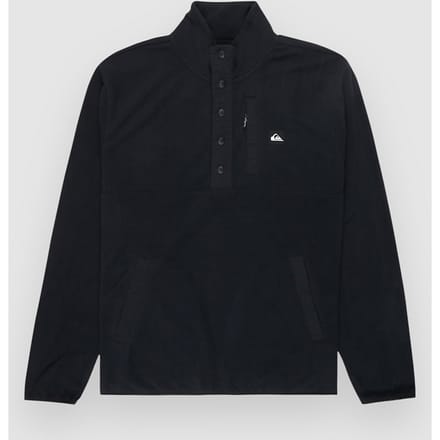 Quiksilver No Destination Fleece Met Halve Rits Zwart M Man