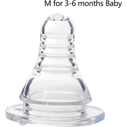 Tétine de rechange en silicone souple et naturel pour biberon de lait