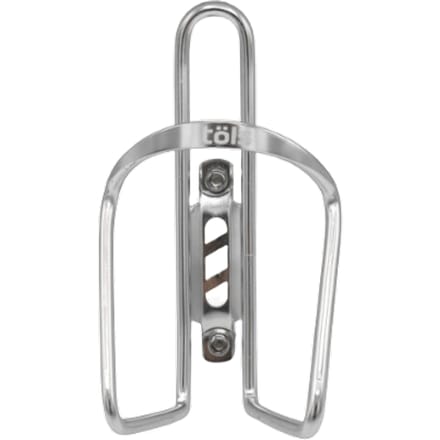 TÃ¶ls aluminium bidonhouder - Geborsteld staal
