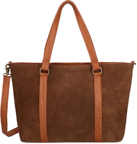 DIMAGINI Nala Suede Workbag 15.6 cognac