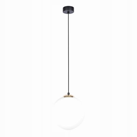 ISLA Hanglamp 30cm Wit Glazen Kap - Kaja K-4912