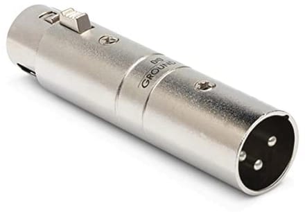 Microfoon Ground Lifter XLR Adapter 3F naar 3M