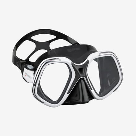 Mares chroma up duikmasker zwart - wit