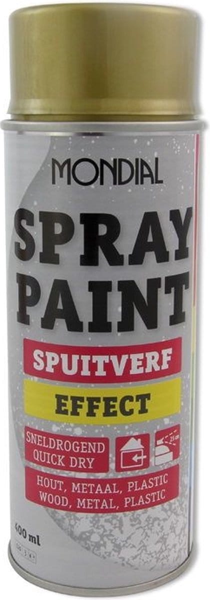 Metallic Spray Paint: Goud | Beitsenkwast