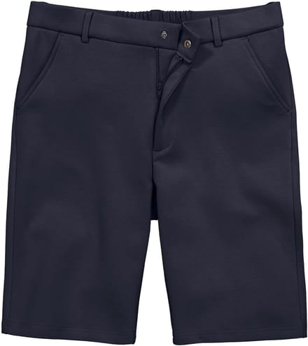Men Plus - Heren - Chino-bermuda Bilbao FLEXLASTIC® tailleband tot 8XL - Navy blauw - Maat L