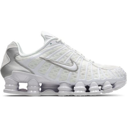 Nike Shox TL - Heren Sneakers Sportschoenen Schoenen Wit Zilver AV3595-100