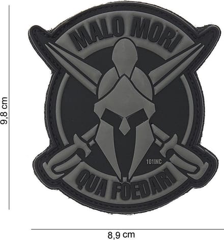 101 Inc Embleem 3D Pvc Malo Mori Grijs  10113