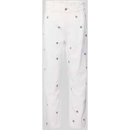 Paperbag jeans met steekzakken