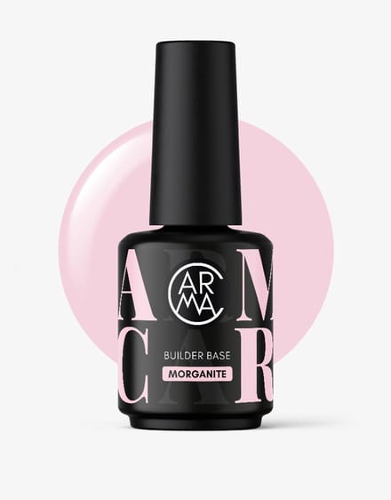 CARMA COSMETICS Biab - Builder In A Bottle Morganite 15ml | Soft Pink Biab Nagellak