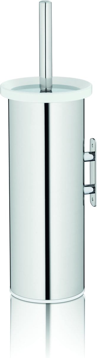 Alor Toiletborstel met Wandbevestiging - Wit - Kela