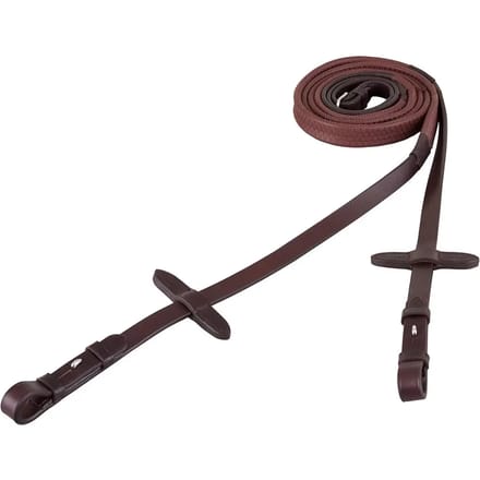 Ronde rubberen teugels met blinde lus BR Equitation Eventa Pro Grip