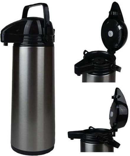 Haushalt 26126 - Thermoskan met pomp - thermosfles - 1.9 liter - RVS