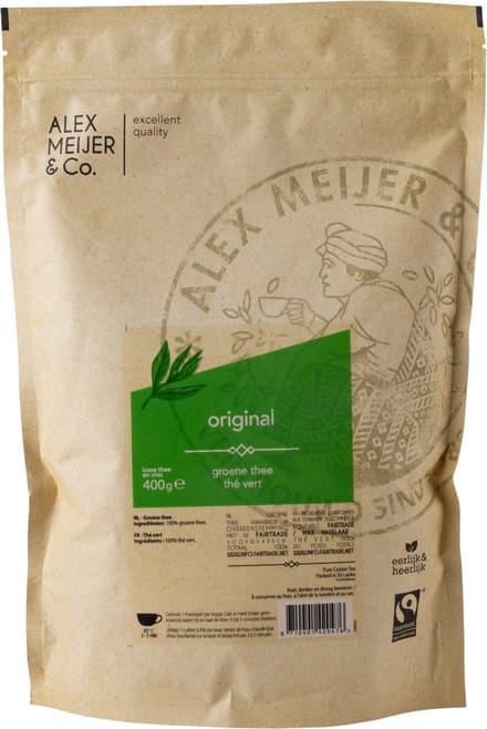 Alex Meijer Thee los groen original, FT - Zak 400 gram