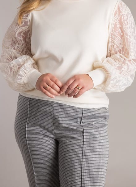 YEST CURVE YCJorunn Tops - Antique White - maat 3(52)